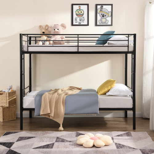 METAL BUNK BED SILVER、、casual