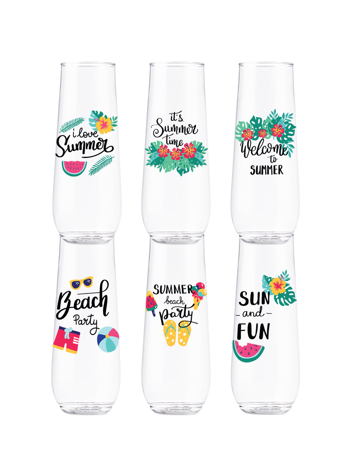 Summer Sips Series 1 - POP 9oz Flute、mySite、camillekostekn