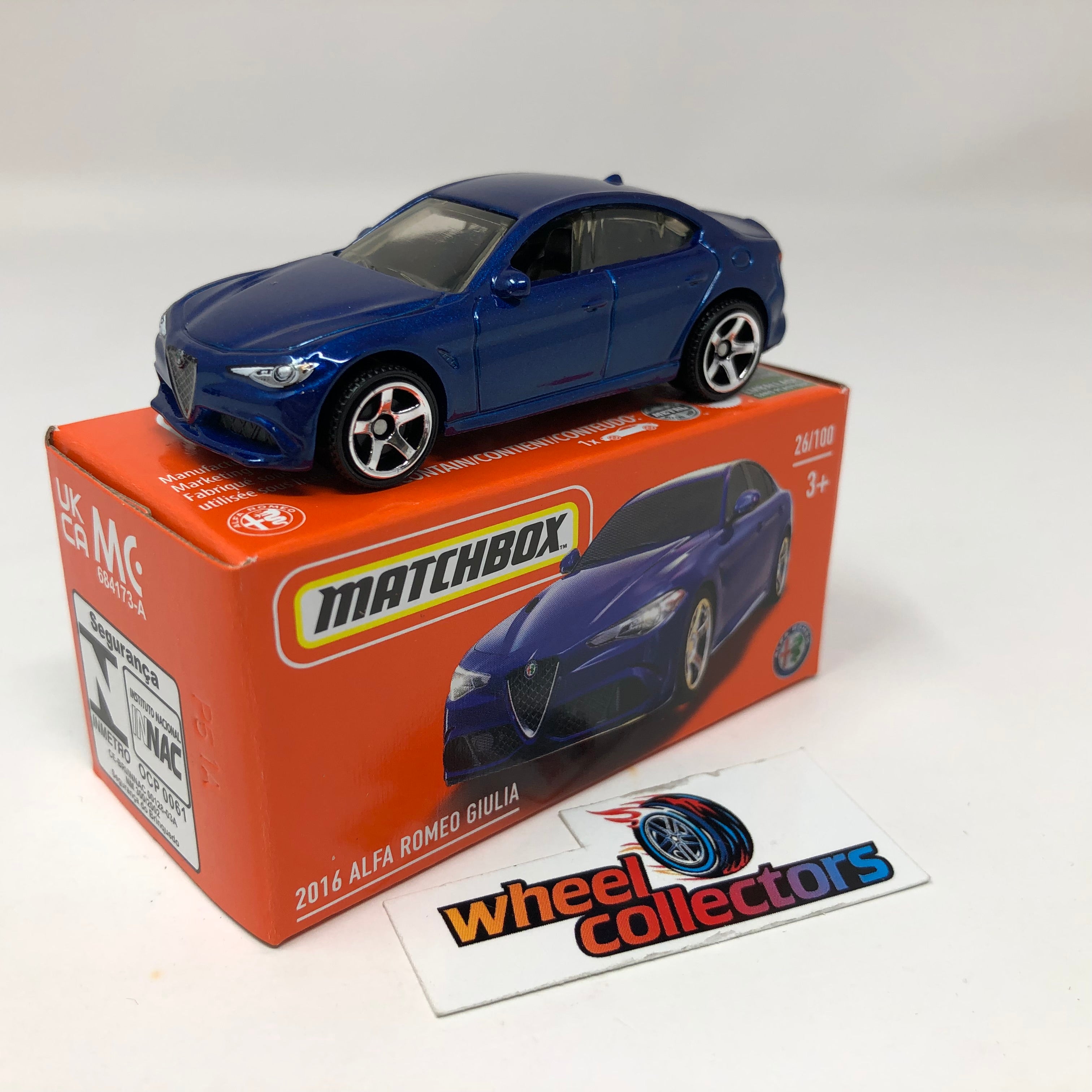 2016 Alfa Romeo Giulia * POWER GRABS 2022 Matchbox Case B Release、mySite、hgirdovlk