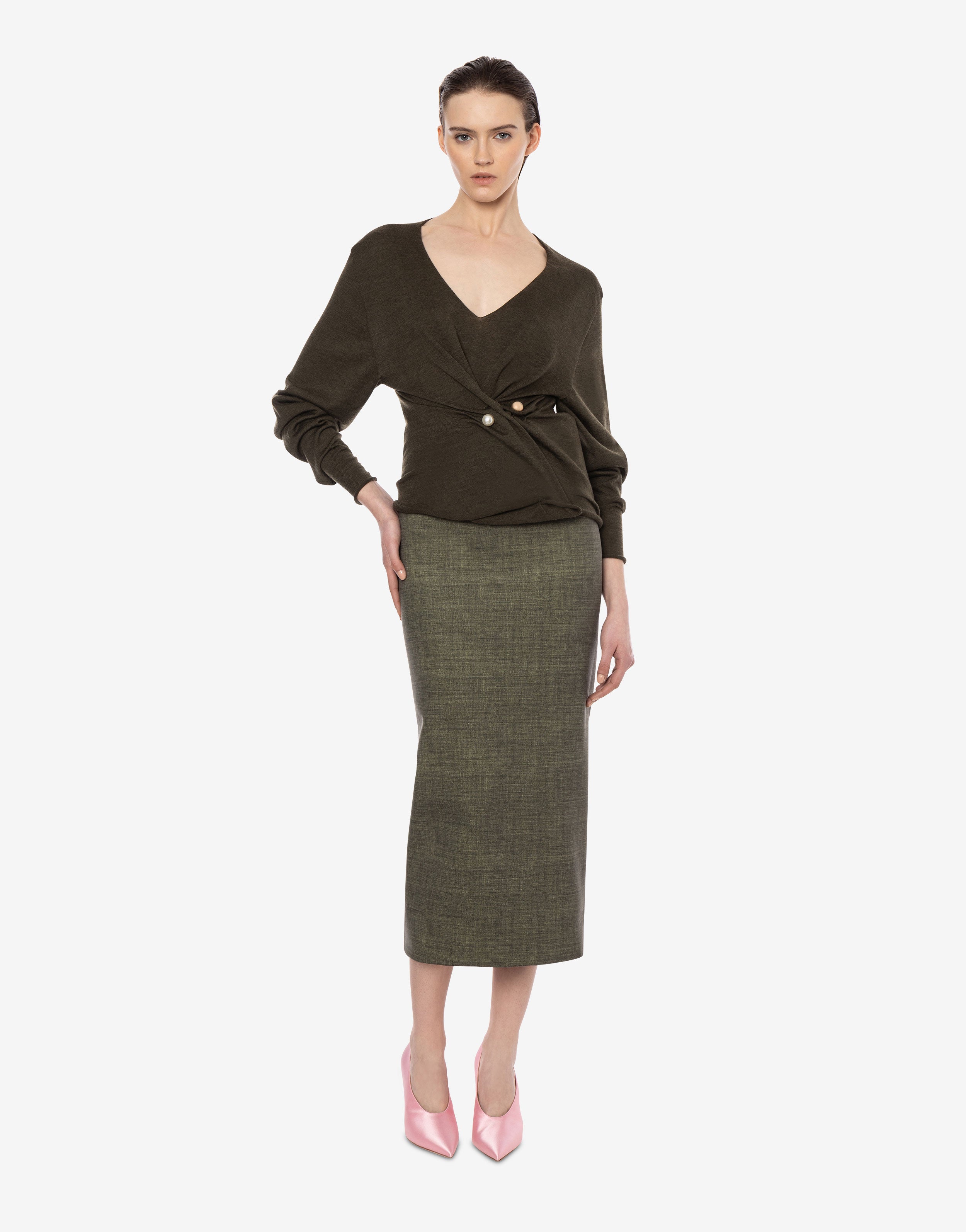 Gonna tubino in neoprene stampato、mySite、aoinhome