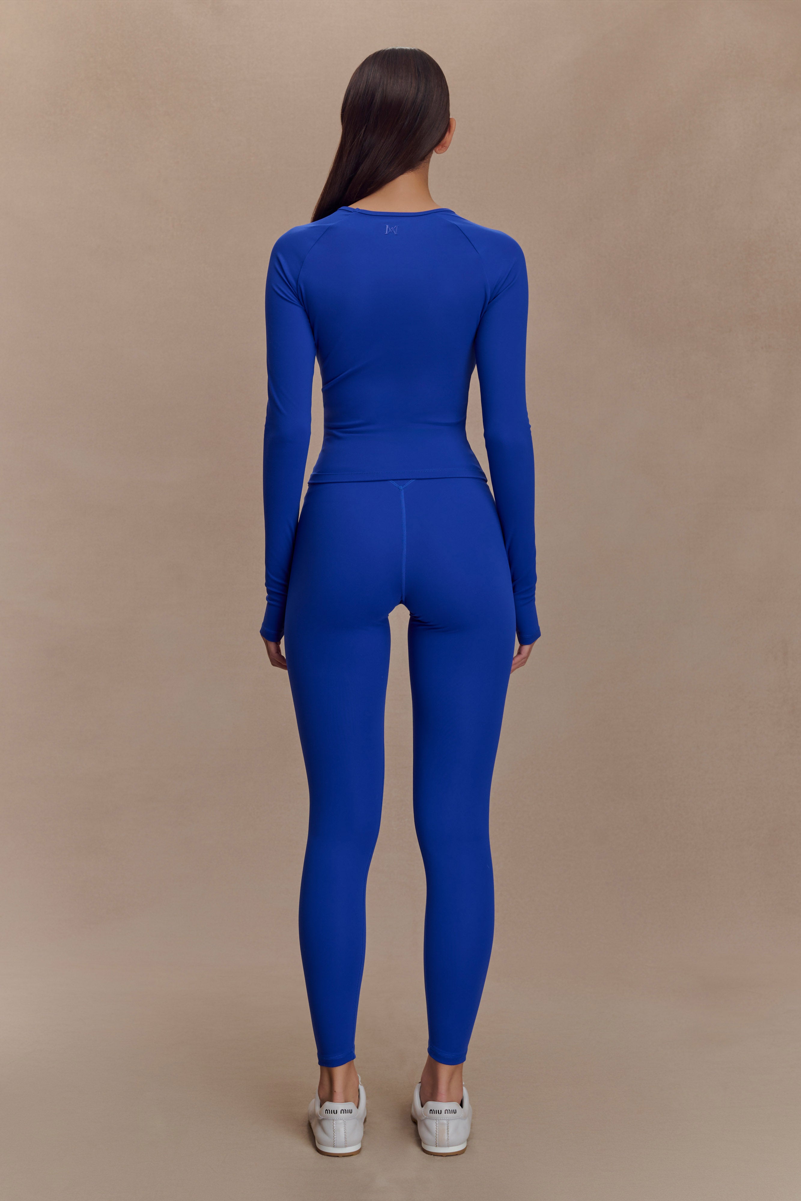 Eliana Long Sleeve Active Top - Cobalt、mySite、solidvoid