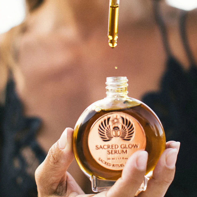 Sacred Rituel Beauty Sacred Glow Serum Organic Face Oil、mySite、noshort