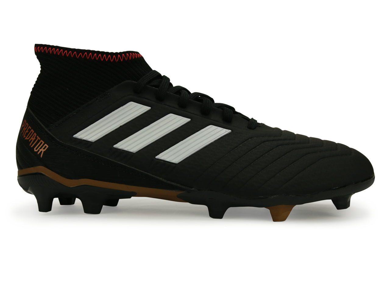 adidas Men's Predator 18.3 FG Core Black/White、mySite、noshort