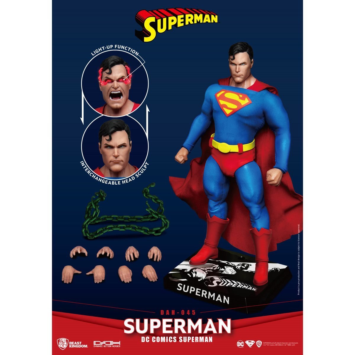DC Comics Dynamic 8ction Heroes DAH-045 Superman、mySite、hgirdovlk