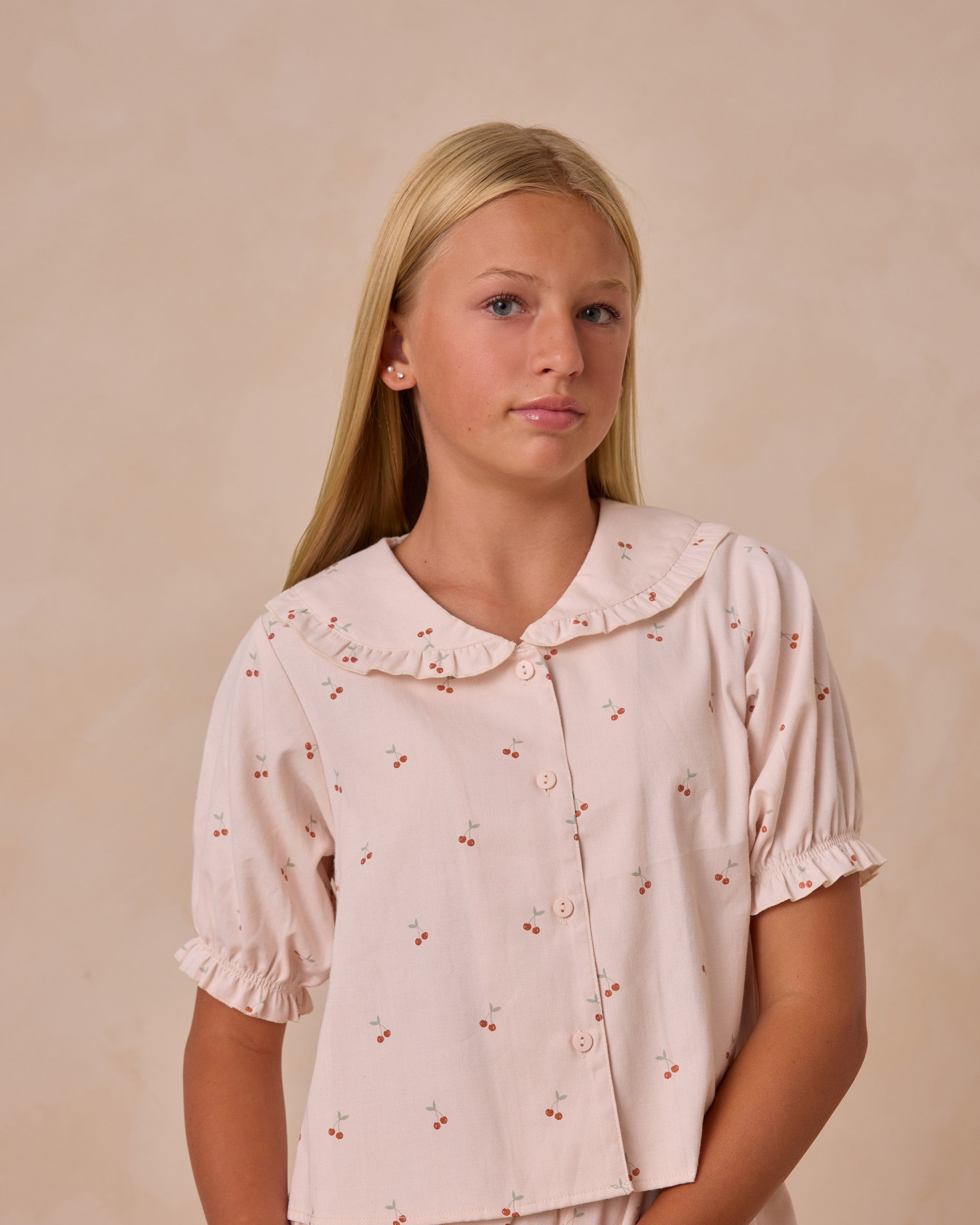  Delilah Pajama Set || Cherries、mySite、layawaytickets