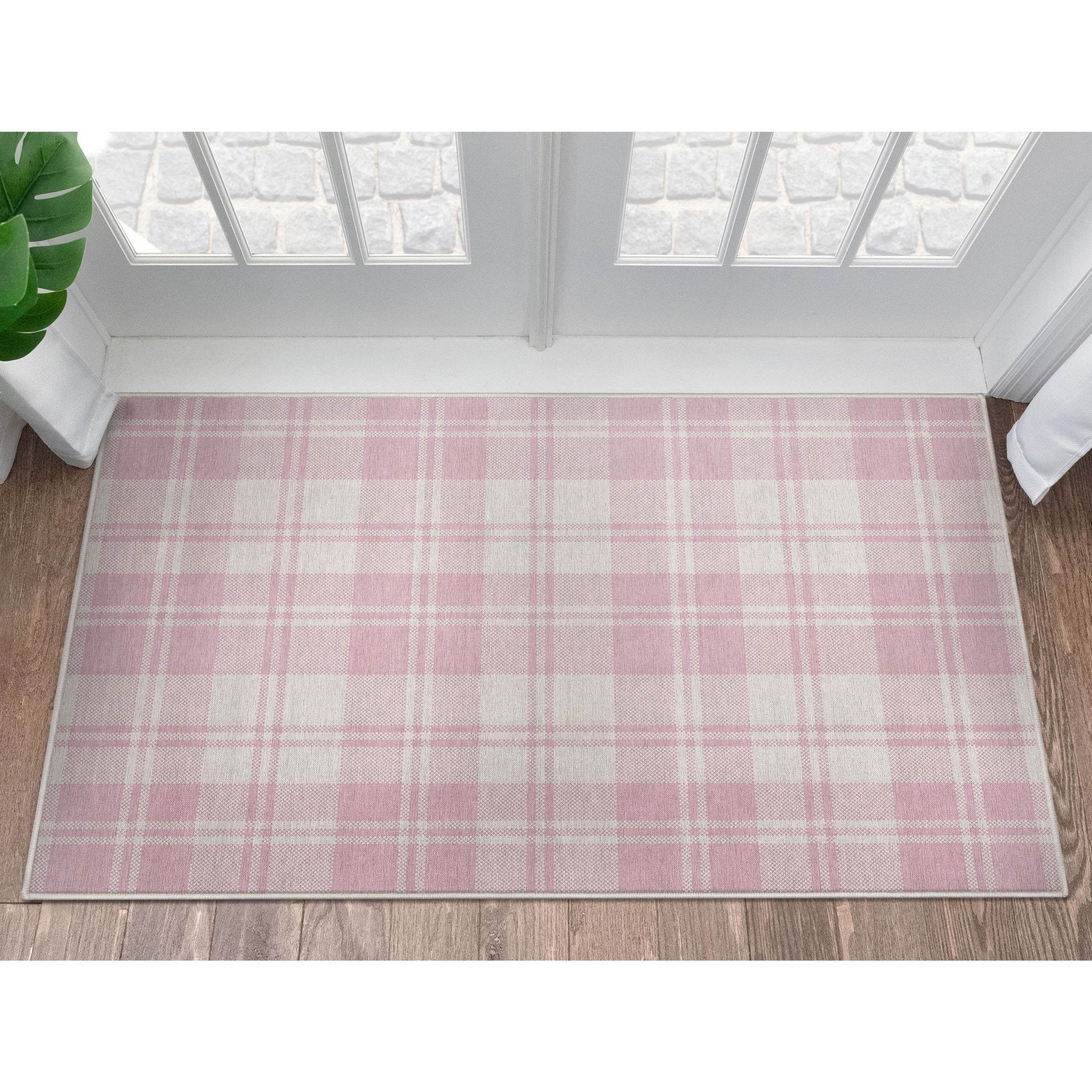 Plaid Modern Geometric Boxes Flat-Weave Rug、mySite、gigharbornorthrealestate