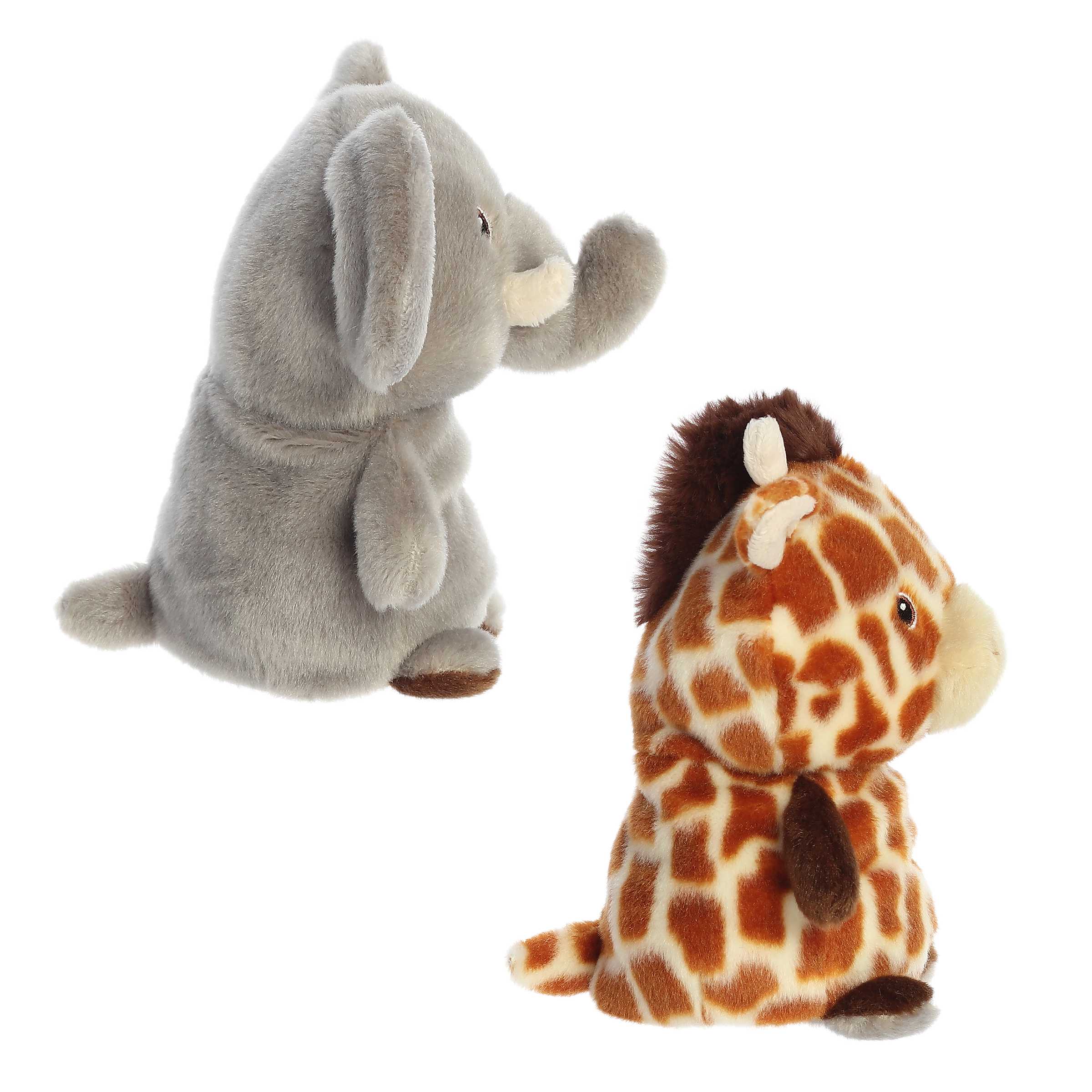 Aurora® - Eco Nation™ - Reversible Eco Pairs - 6.5 Elephant and Giraffe、mySite、g9winljtr