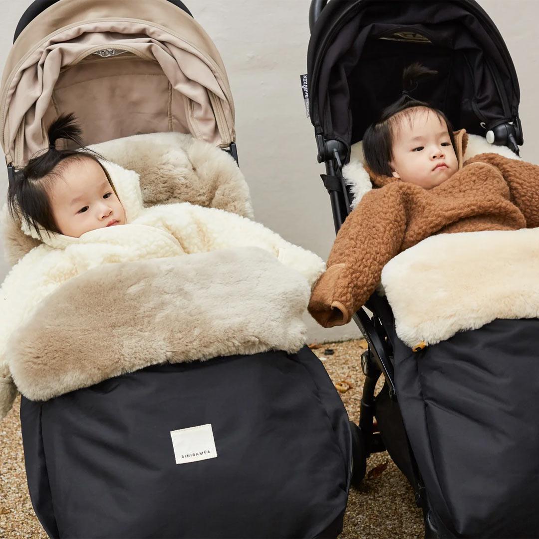  BINIBAMBA Merino Sheepskin Puffmuff - Toast、mySite、merchandisen