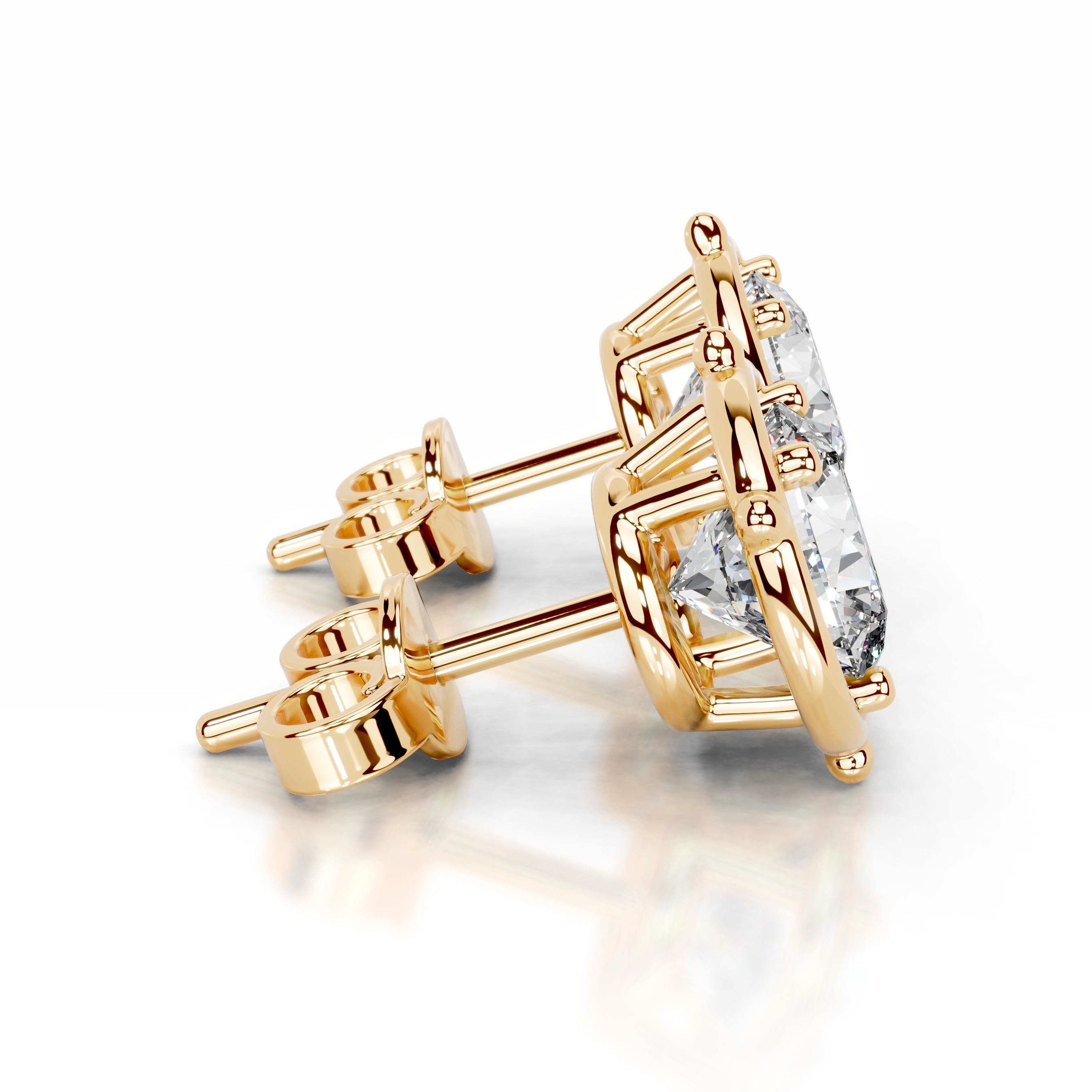 Rooted in Love Lab Grown Diamond Earrings - 18K Yellow Gold、mySite、hinf8tx79