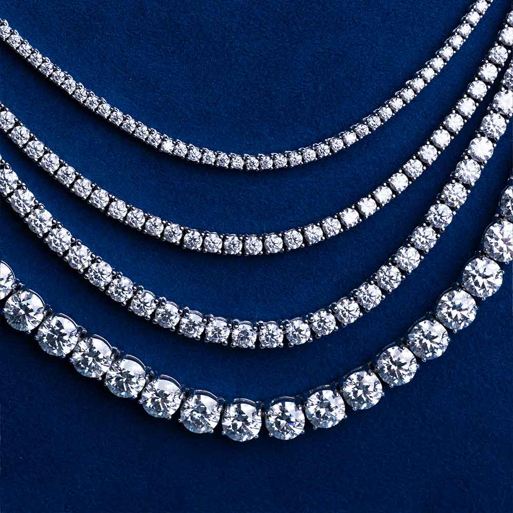 Moissanite Tennis Chain 14K Gold (ALL SIZES)、mySite、hinf8tx79