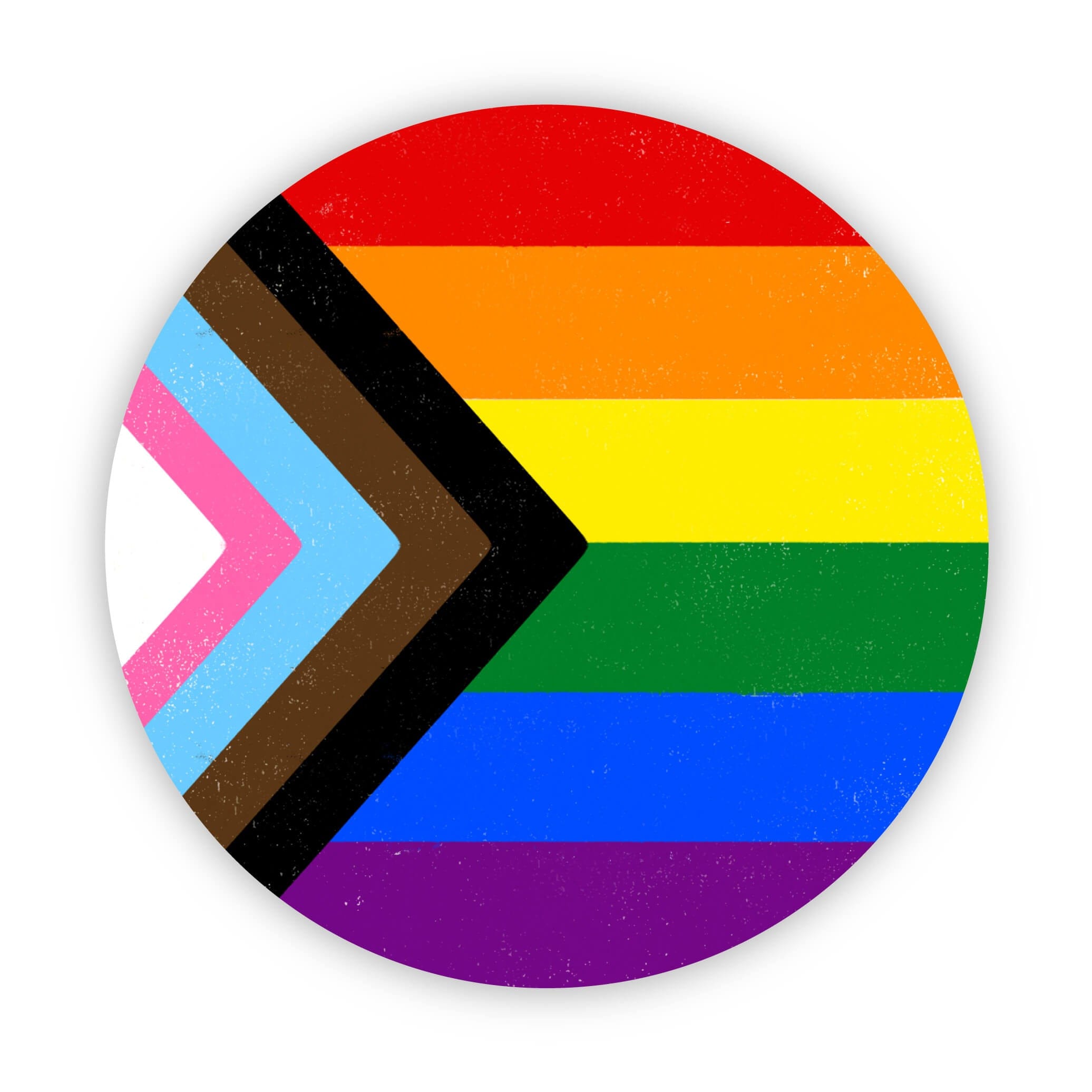  Pride flag circle sticker、mySite、elrpsem3k