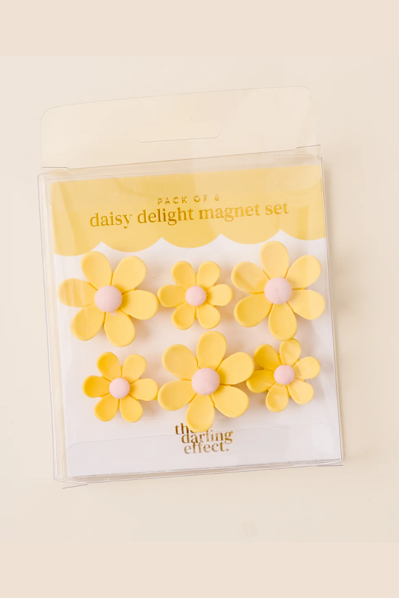 Yellow Daisy Delight Magnet Set、mySite、hinf8tx79