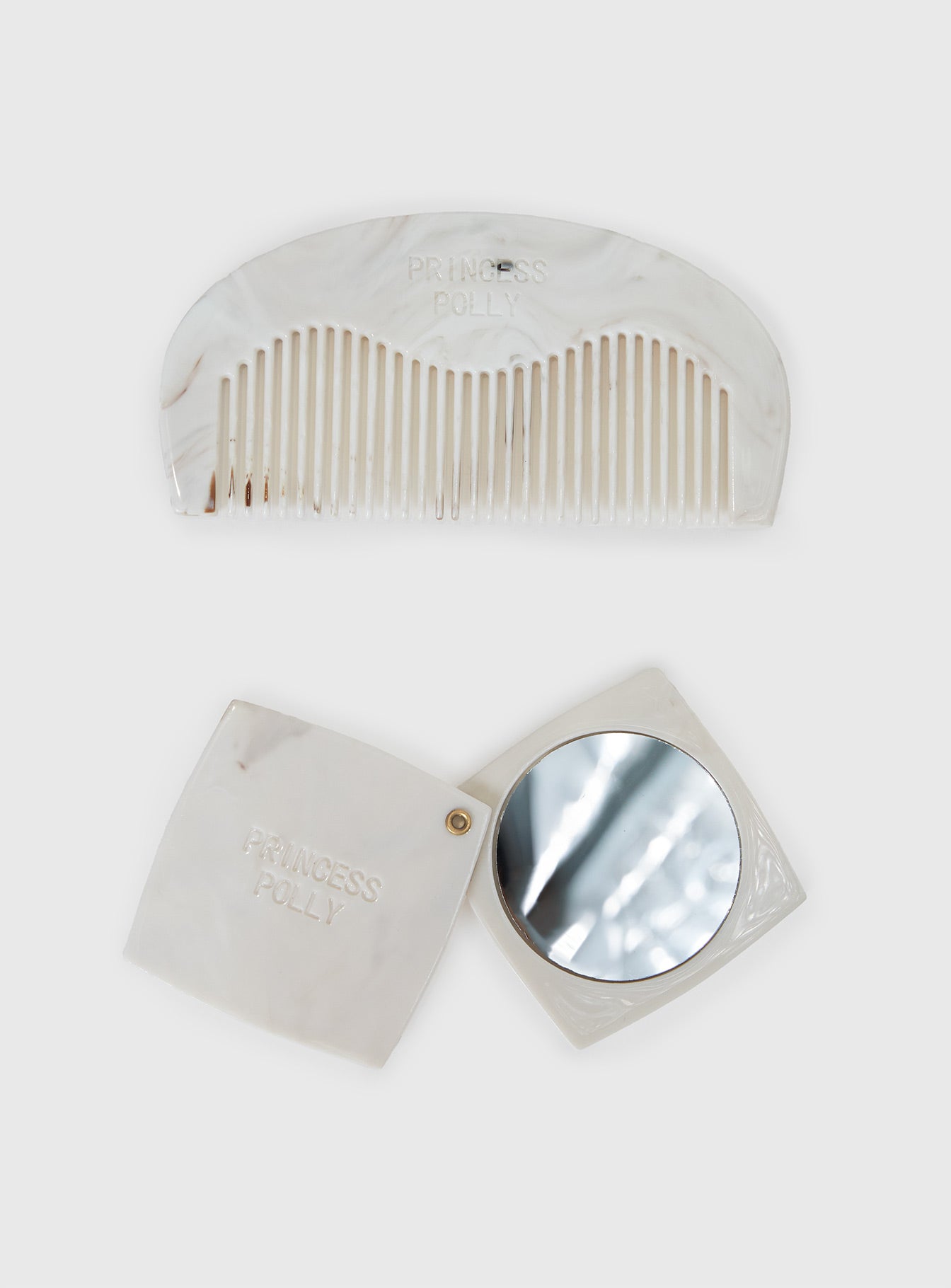 Isabetta Comb And Mirror Pack Cream、mySite、solidvoid