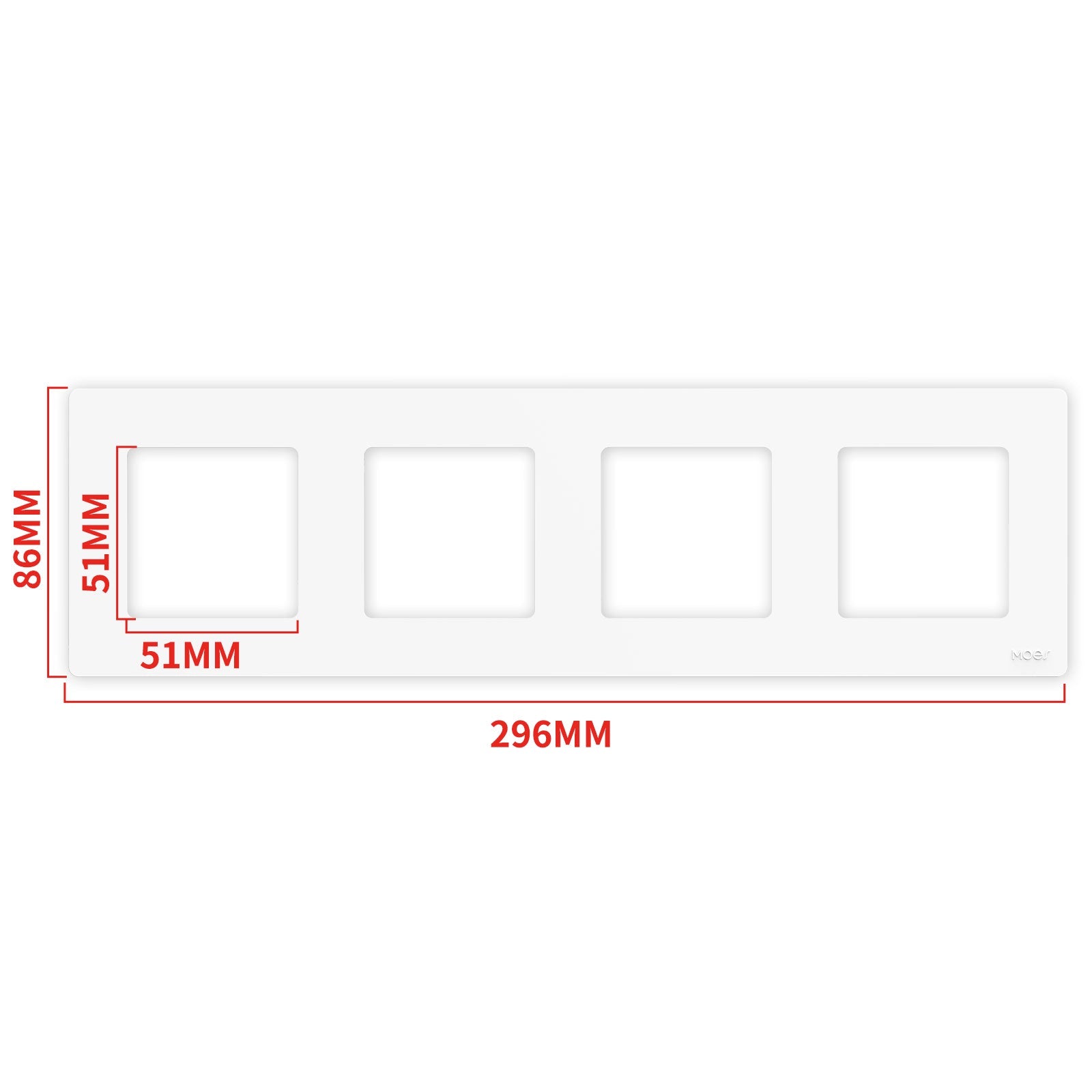 MOES 2nd Star Ring Smart ZigBee3.0 Push Button Light Switch Embedded Touch Switch & 2-4Gang Panel EU、mySite、fannypackpong