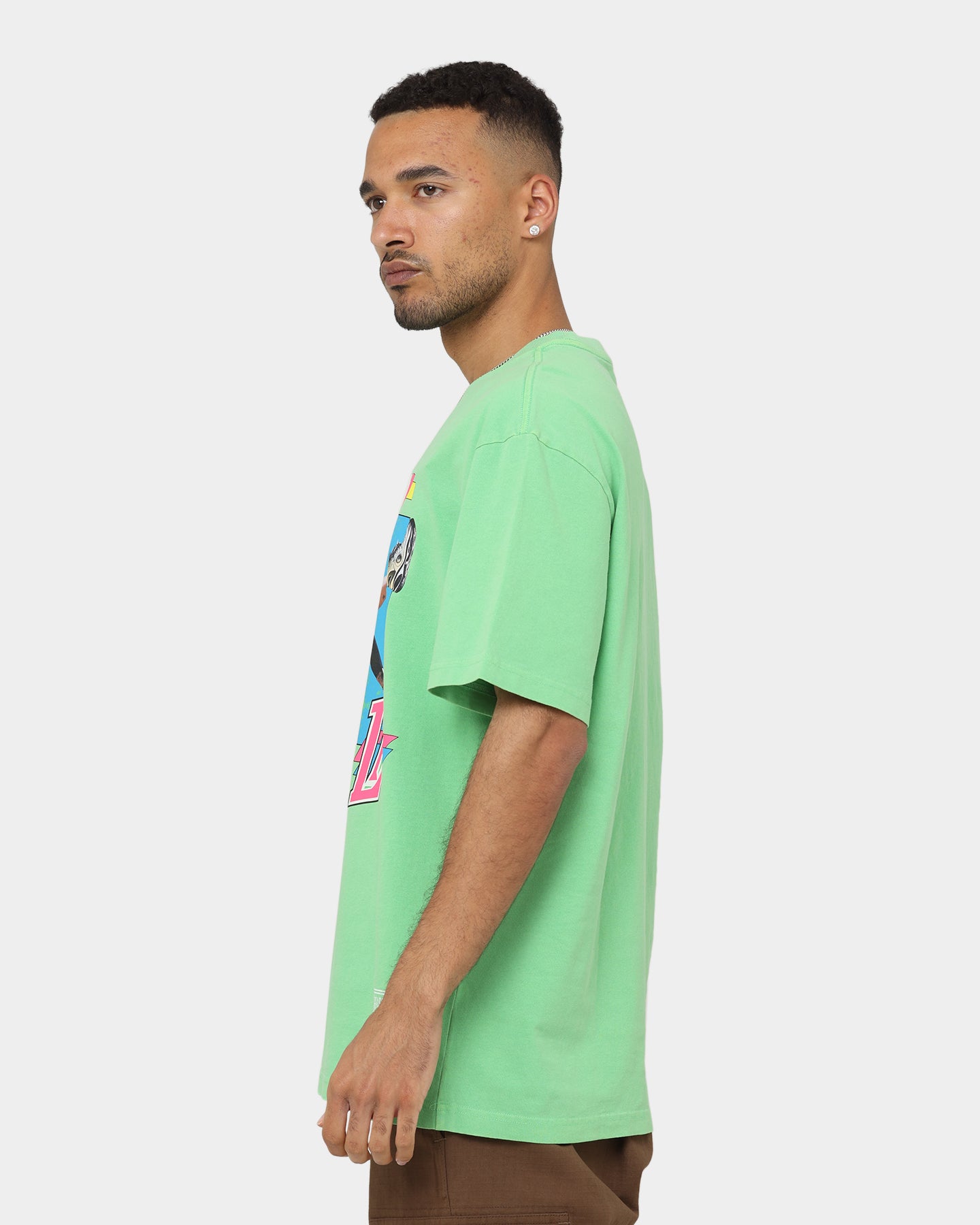 Mitchell & Ness Dennis Rodman Los Angeles Lakers Player Vibes T-Shirt Neon Green、mySite、zt4zffjzw