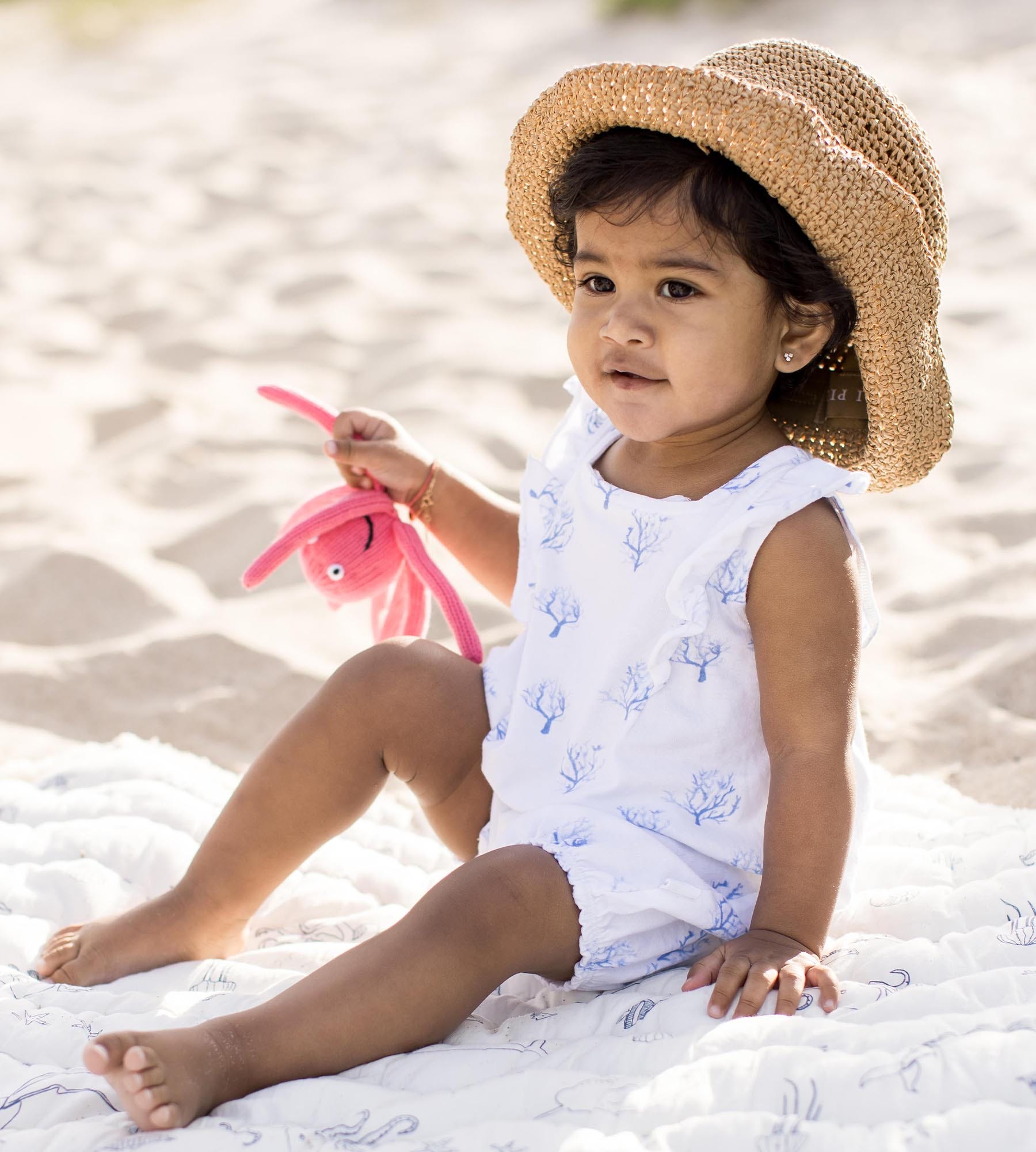  Coral Organic Baby Girl Romper、mySite、layawaytickets