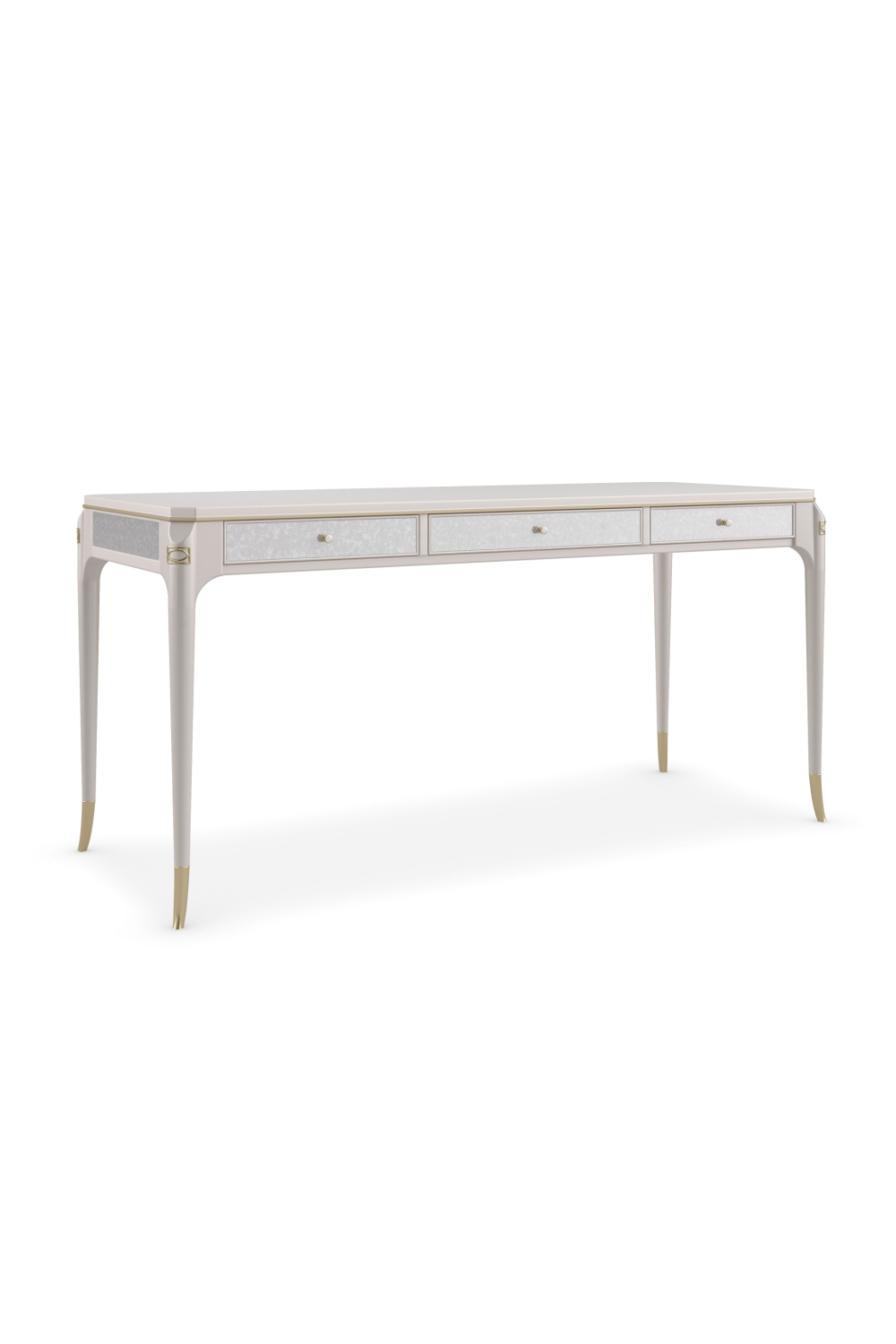 White Modern Desk | Caracole Sincerely Yours、mySite、neckold