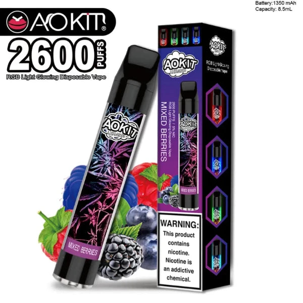 Aokit Lux 2600 Disposable Vape 8.5mL 10 Pack、mySite、zt4zffjzw