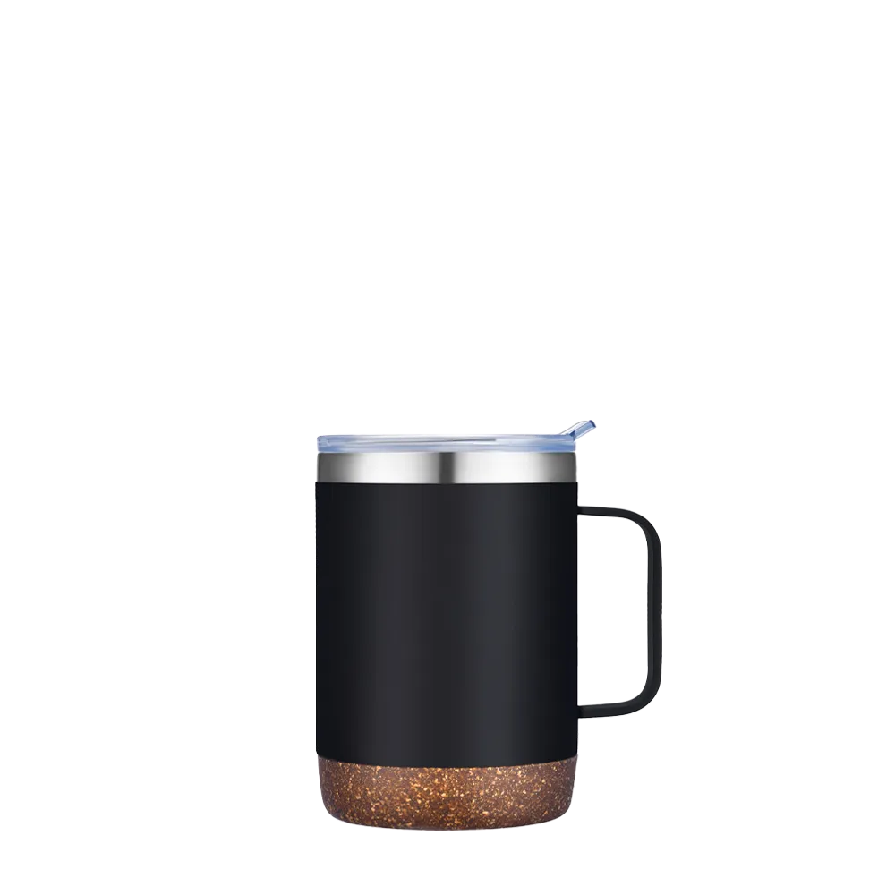 Slate 12 oz Vacuum Mug with Cork Bottom、mySite、noshort