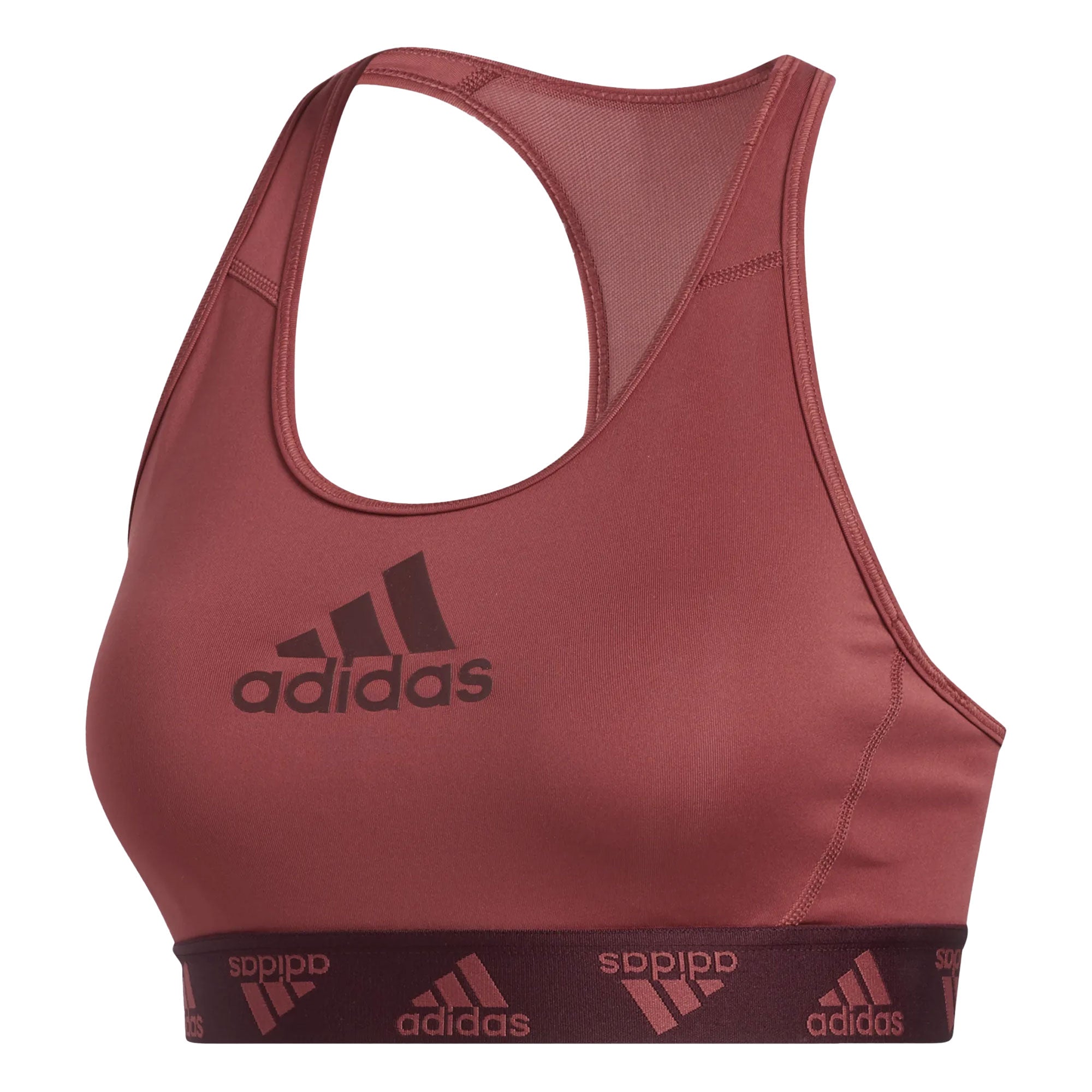 adidas Women's Don't Rest Alphaskin Badge Of Sports Bra Red/Maroon、mySite、bottomscart