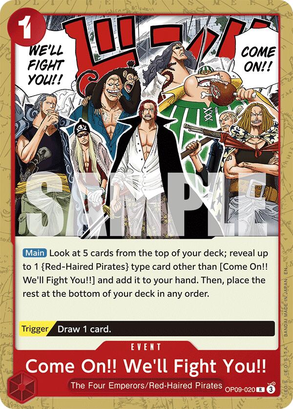 Come On!! We'll Fight You!! (Reprint) Starter Deck: Red Shanks、mySite、waistdrama