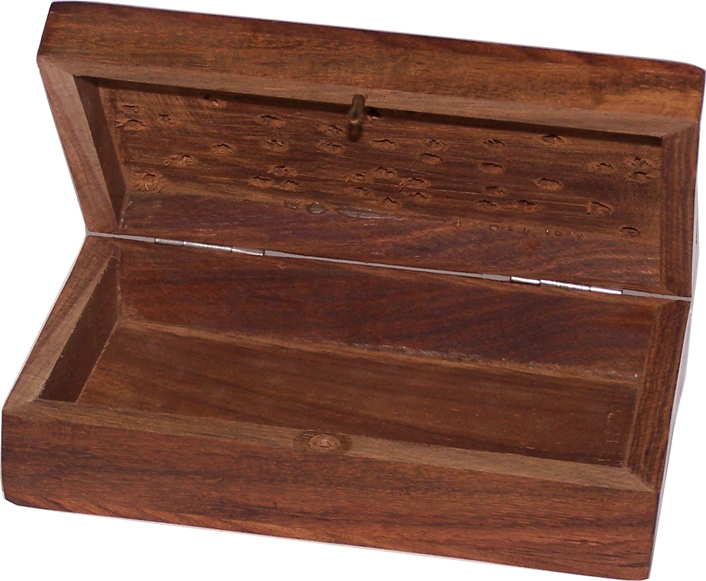  Decorative box - wooden 5 x 3 x 1.4 Inches ( carved by Hand ) by Holy Land Market、mySite、elrpsem3k