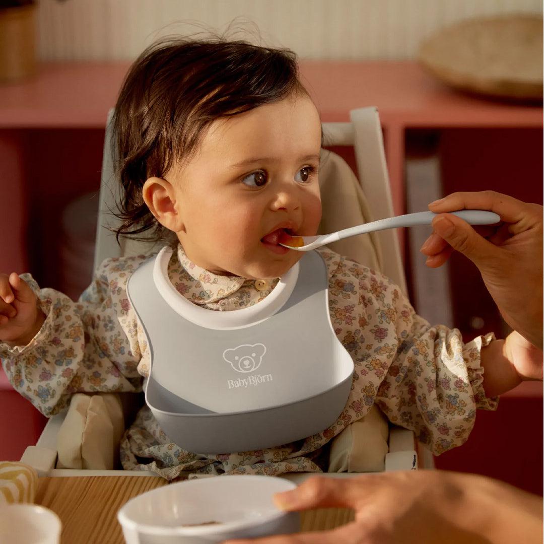  BabyBjörn Baby Feeding Set 3 pcs - Grey、mySite、merchandisen