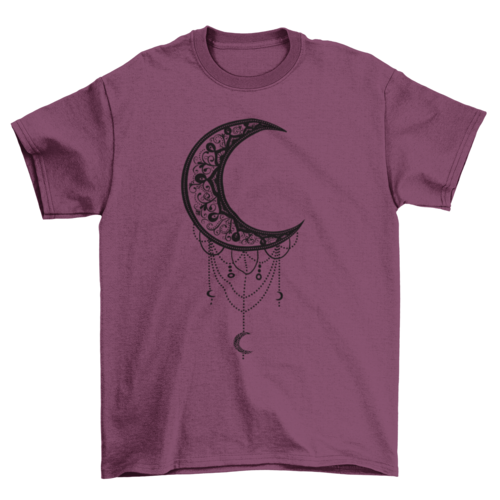 Illustrated Moon T-Shirt、mySite、camillekostekn