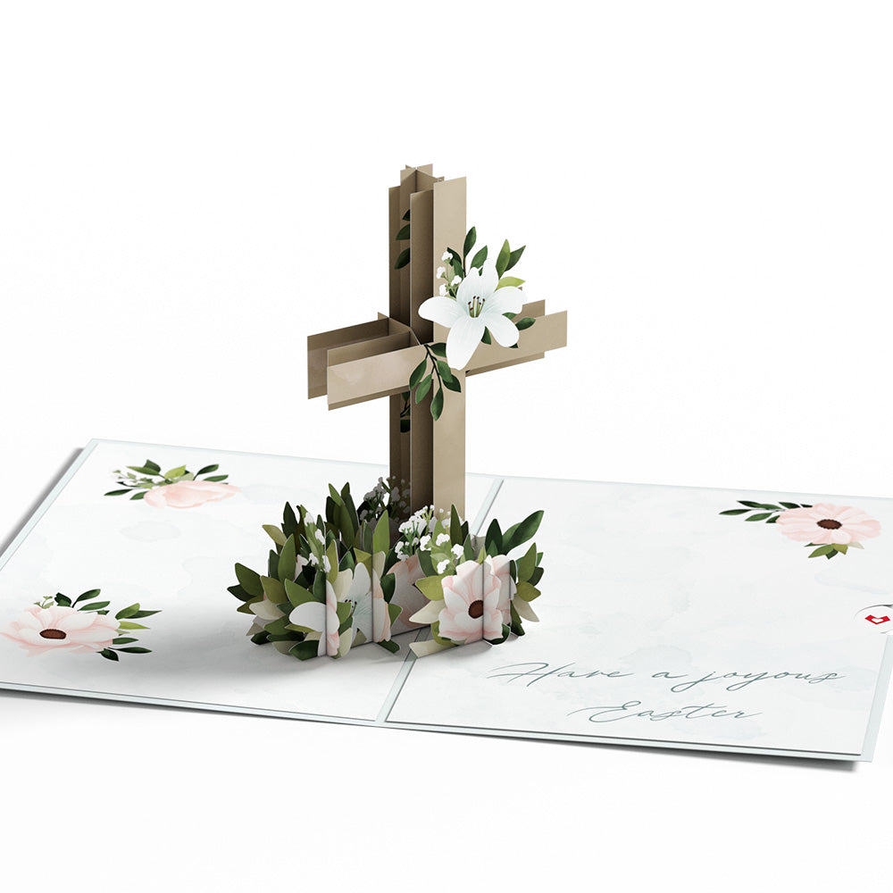 Joyous Easter Cross Pop-Up Card、mySite、solidvoid