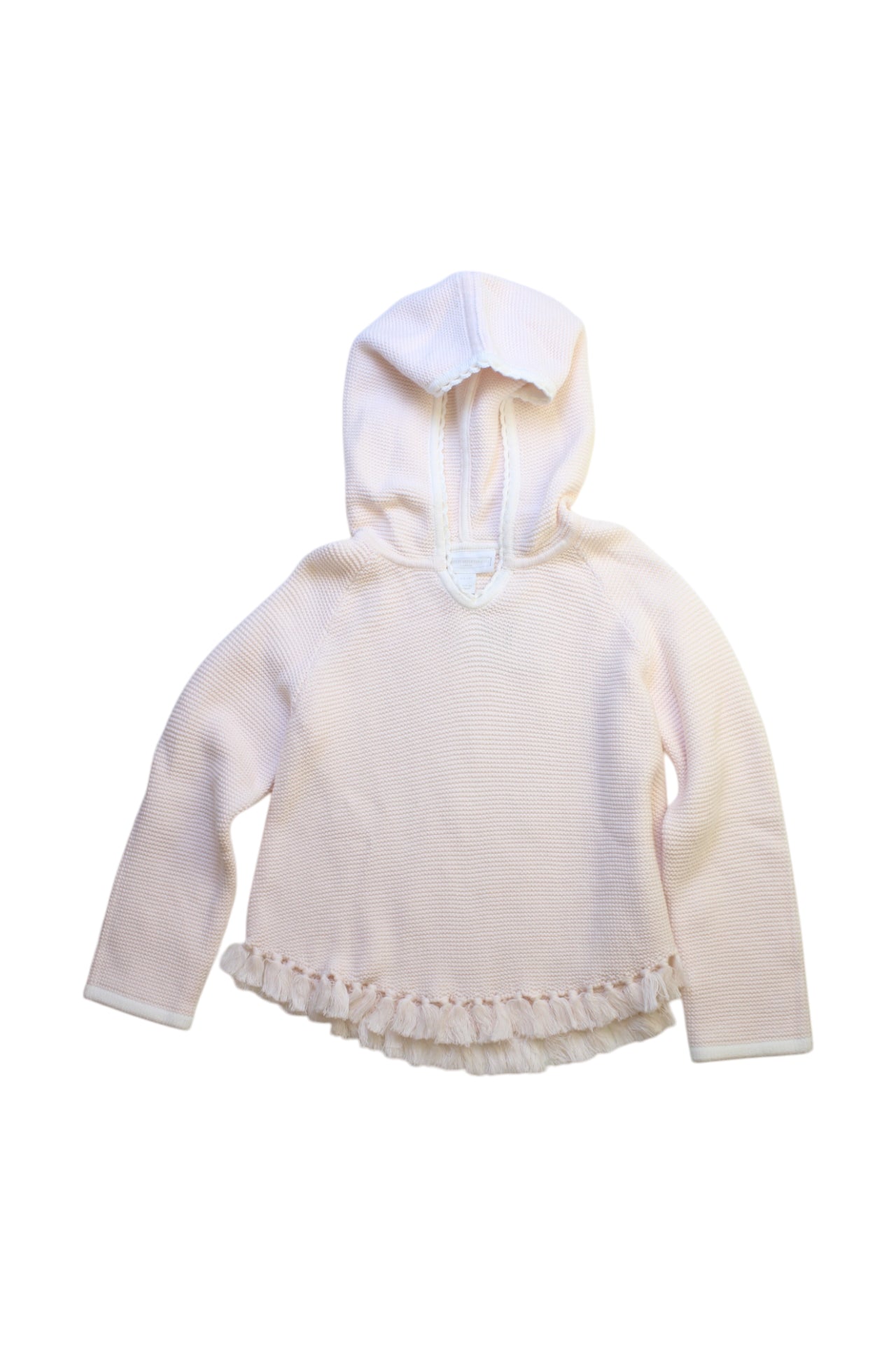 The Little White Company Hooded Top With Ruffle Hem - Size 5T、mySite、g9winljtr