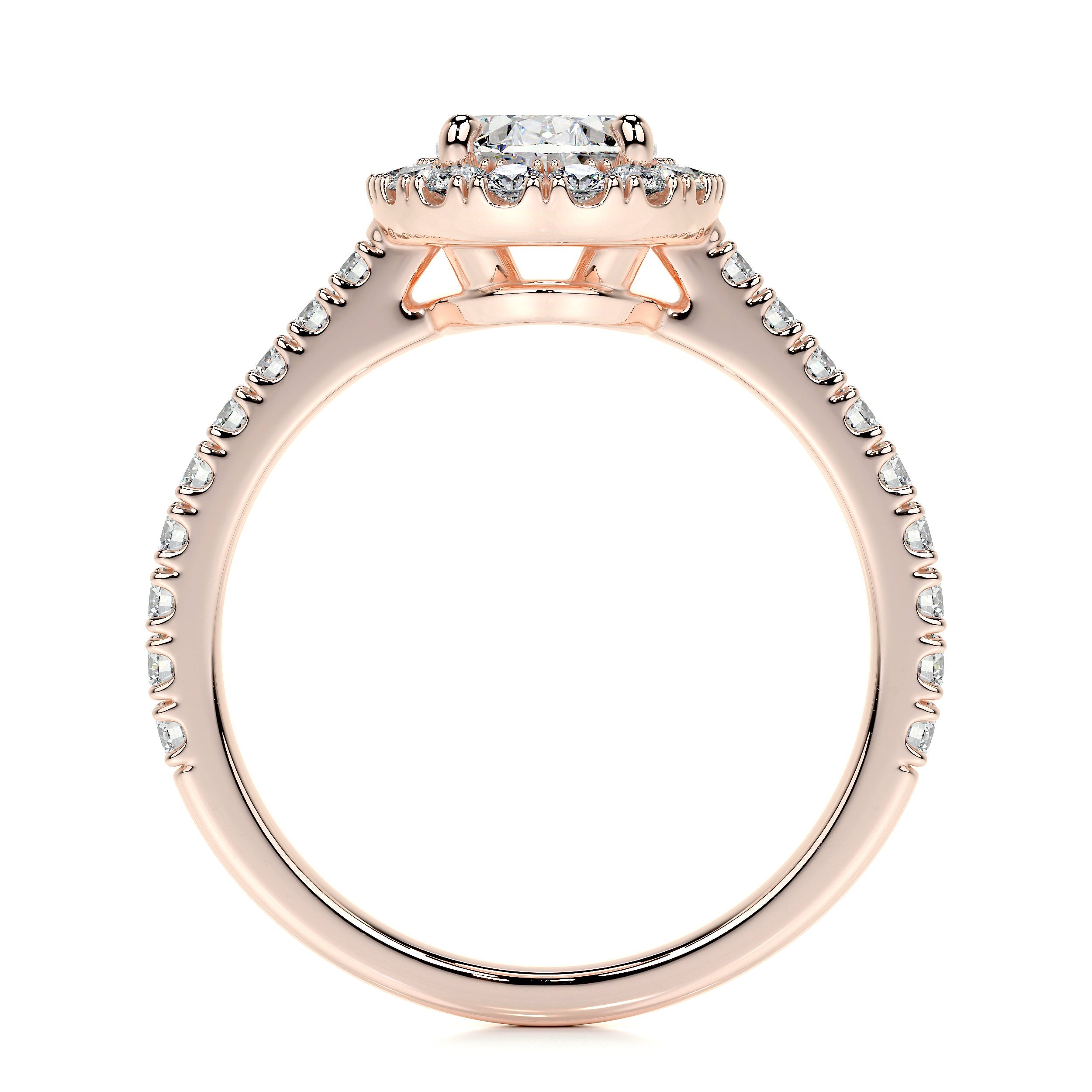 Maria Lab Grown Diamond Ring -14K Rose Gold、mySite、hinf8tx79