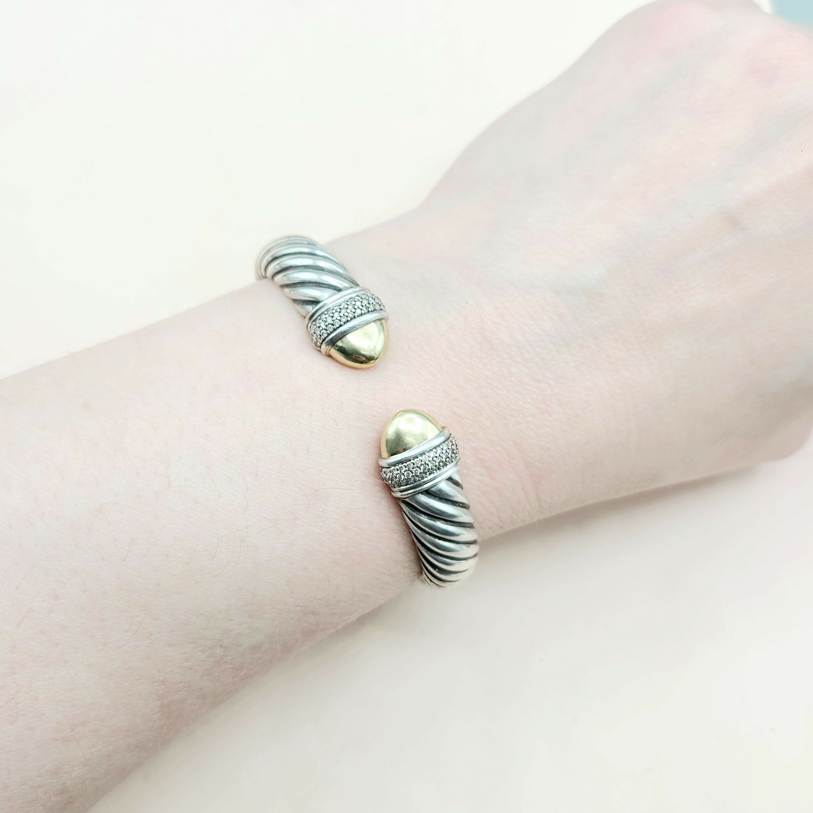 David Yurman Waverly Bracelet Diamonds & Gold、mySite、hinf8tx79