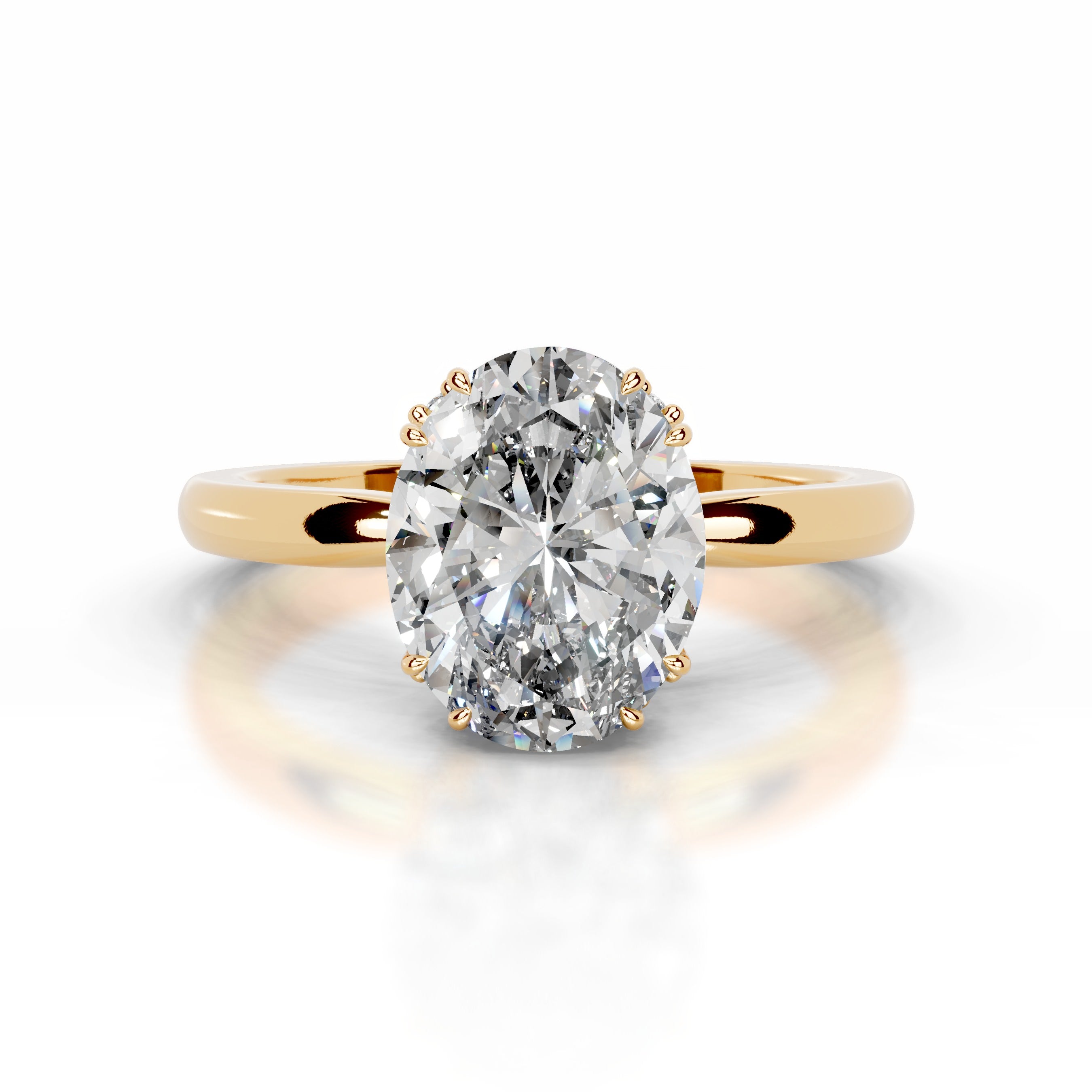 Ballina Lab Grown Diamond Ring - 18K Yellow Gold、mySite、hinf8tx79