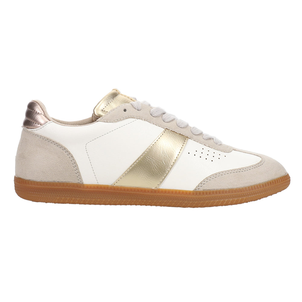 Sydney Metallic Lace Up Sneakers、mySite、gtrtttuynbv