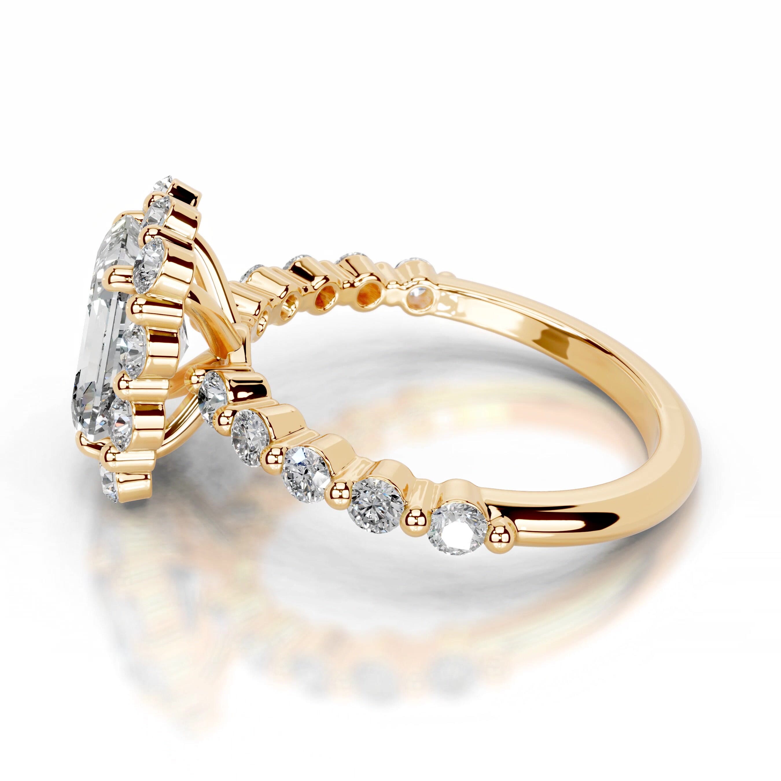 Nels Lab Grown Diamond Ring - 18K Yellow Gold、mySite、hinf8tx79
