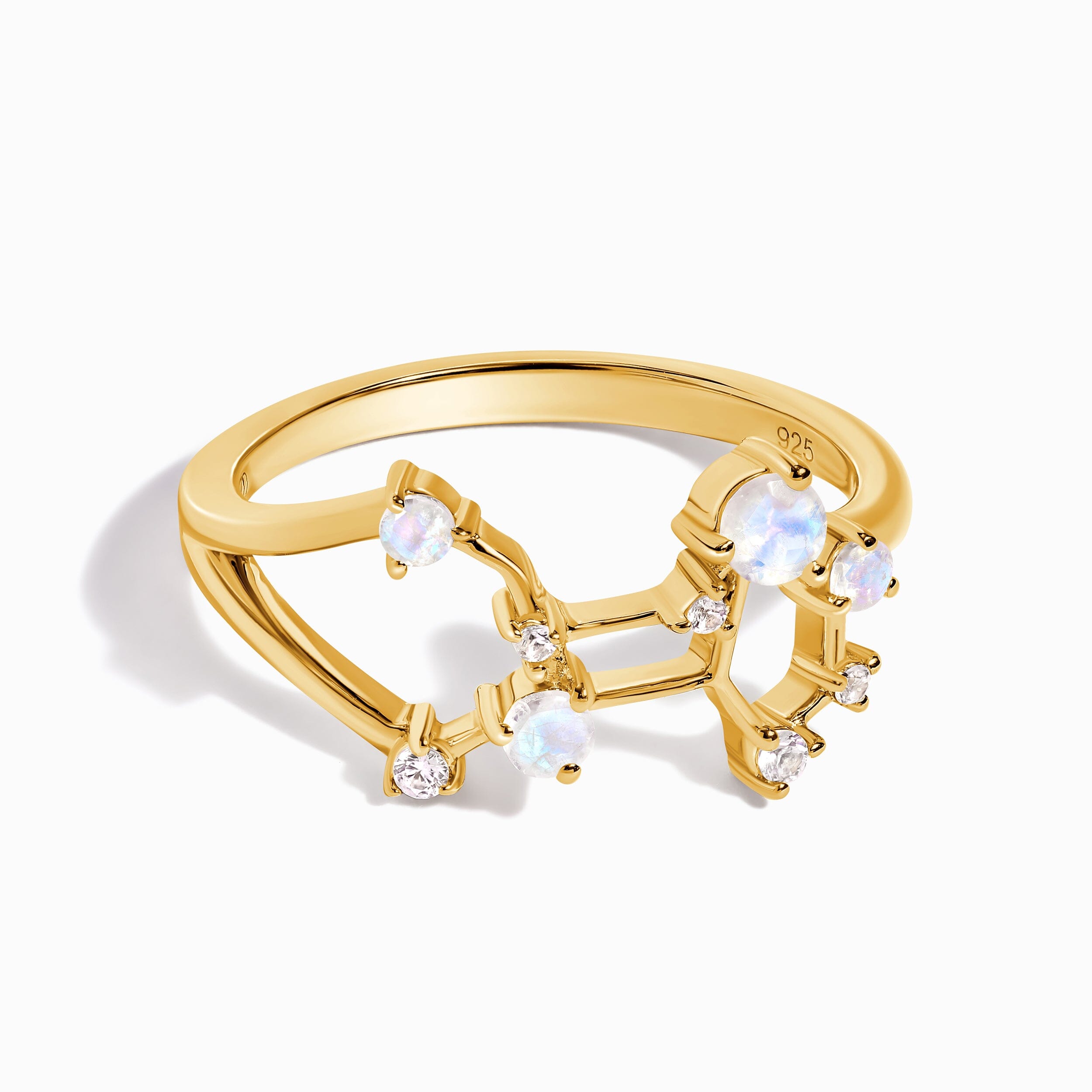 Moonstone Ring - Virgo Zodiac Constellation、mySite、hinf8tx79