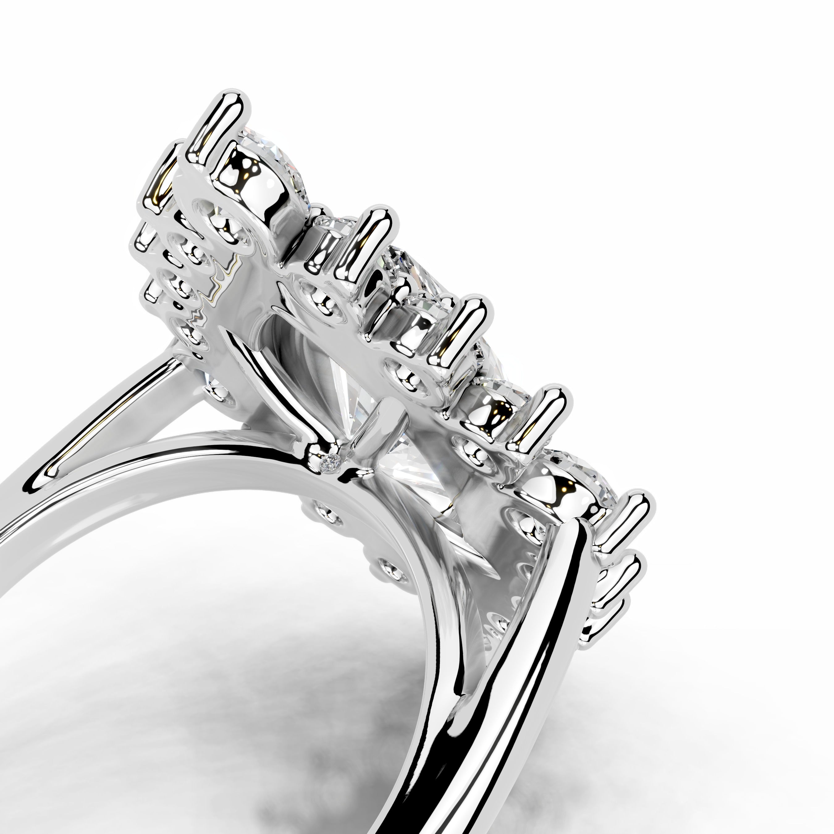 Bruna Diamond Engagement Ring - 14 White Gold、mySite、hinf8tx79