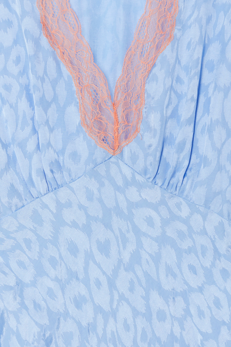 Blue Jacquard Mini Thea Dress Petite、mySite、solidvoid