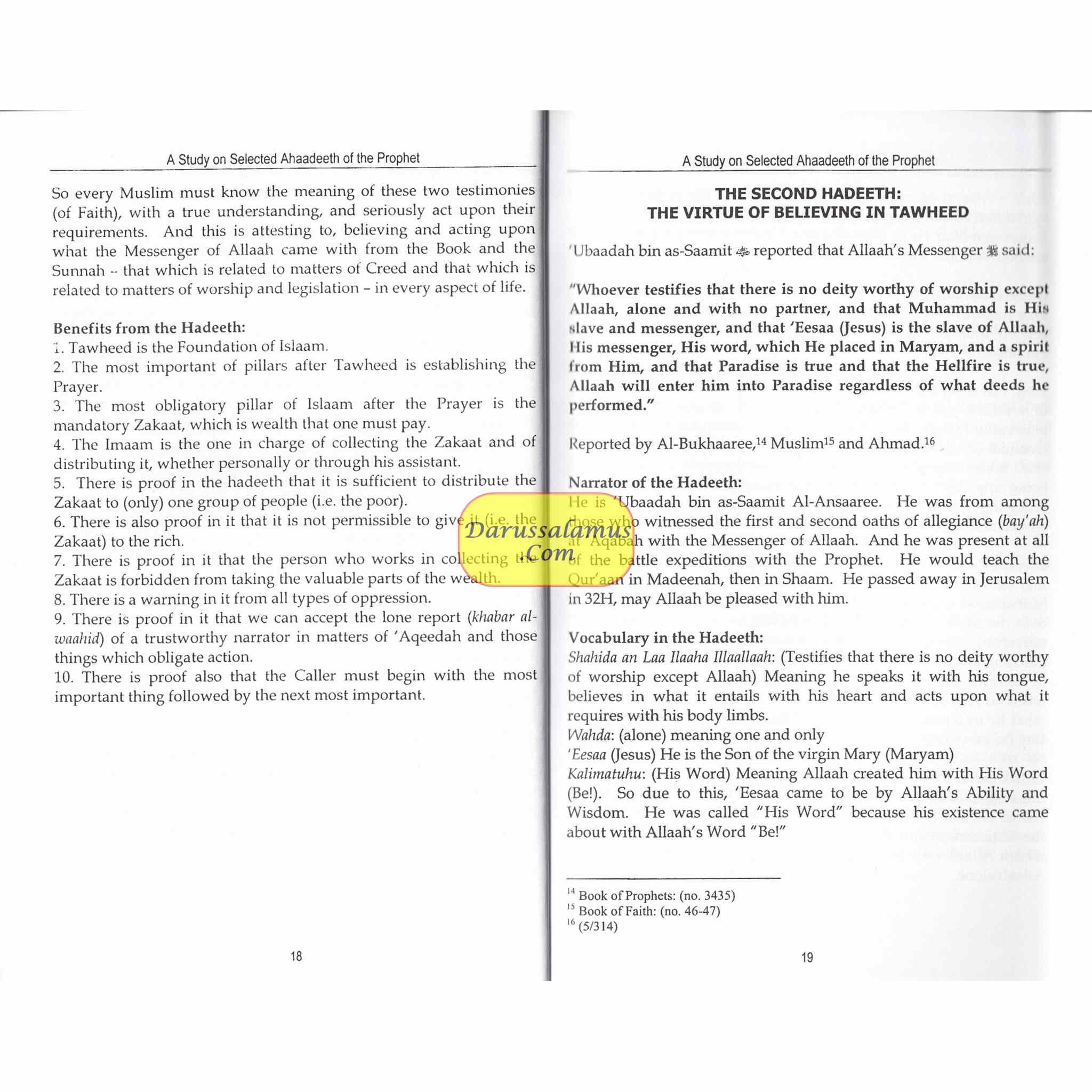 A Study On Selected Ahaadeeth Of The Prophet By Shaikh Rabee Bin Haadee Al-Madkhalee、mySite、topwebapps