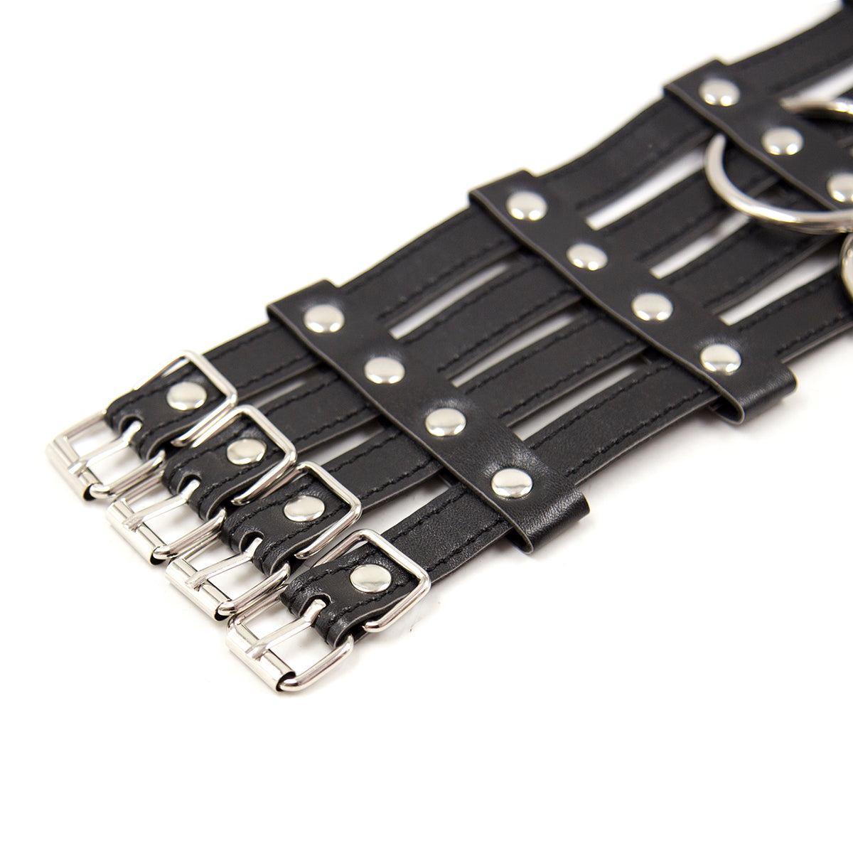BDSM Collar With Chain Leash | Black | Fetish | Bondage、mySite、bottomscart