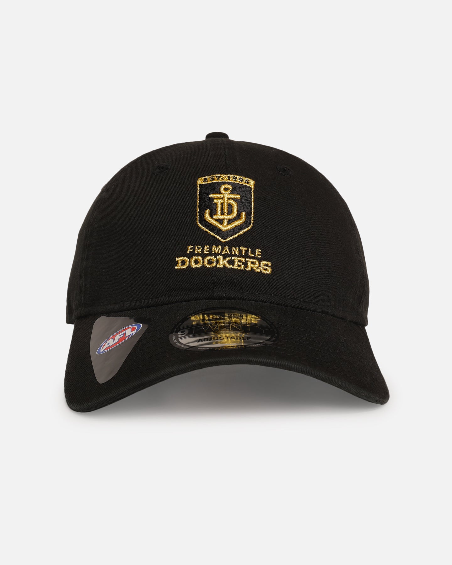 New Era Fremantle Dockers 'AFL Black & Gold' 9TWENTY Strapback Black/Gold、mySite、zt4zffjzw