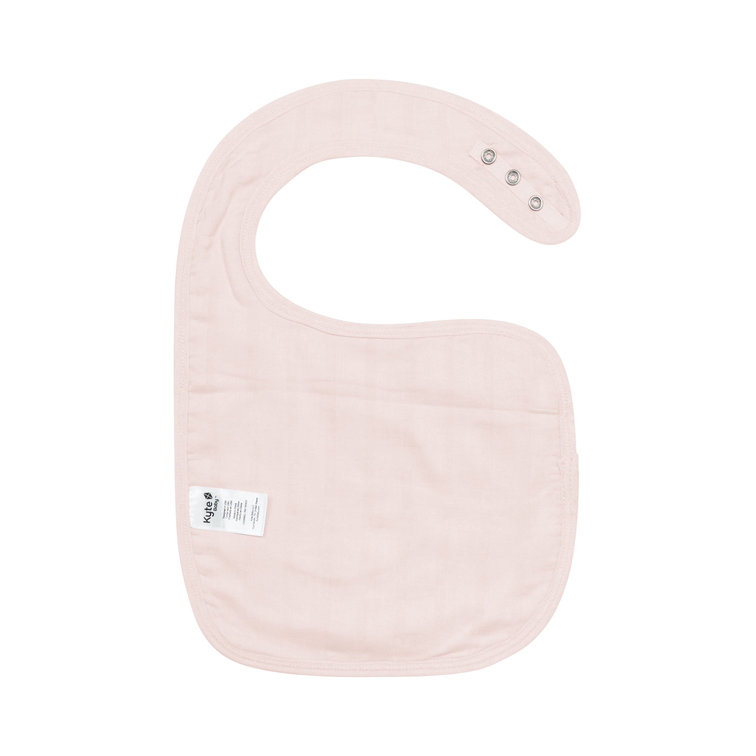  Bamboo Muslin Bib in Blush、mySite、layawaytickets