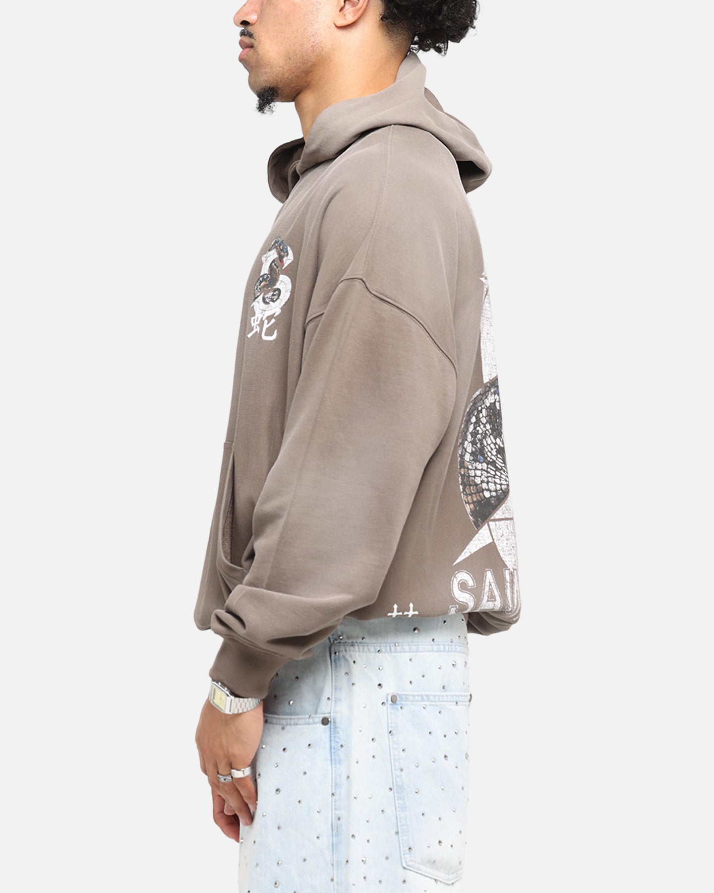 Saint Morta Venom Boxy Hoodie Sunfade Brown、mySite、zt4zffjzw