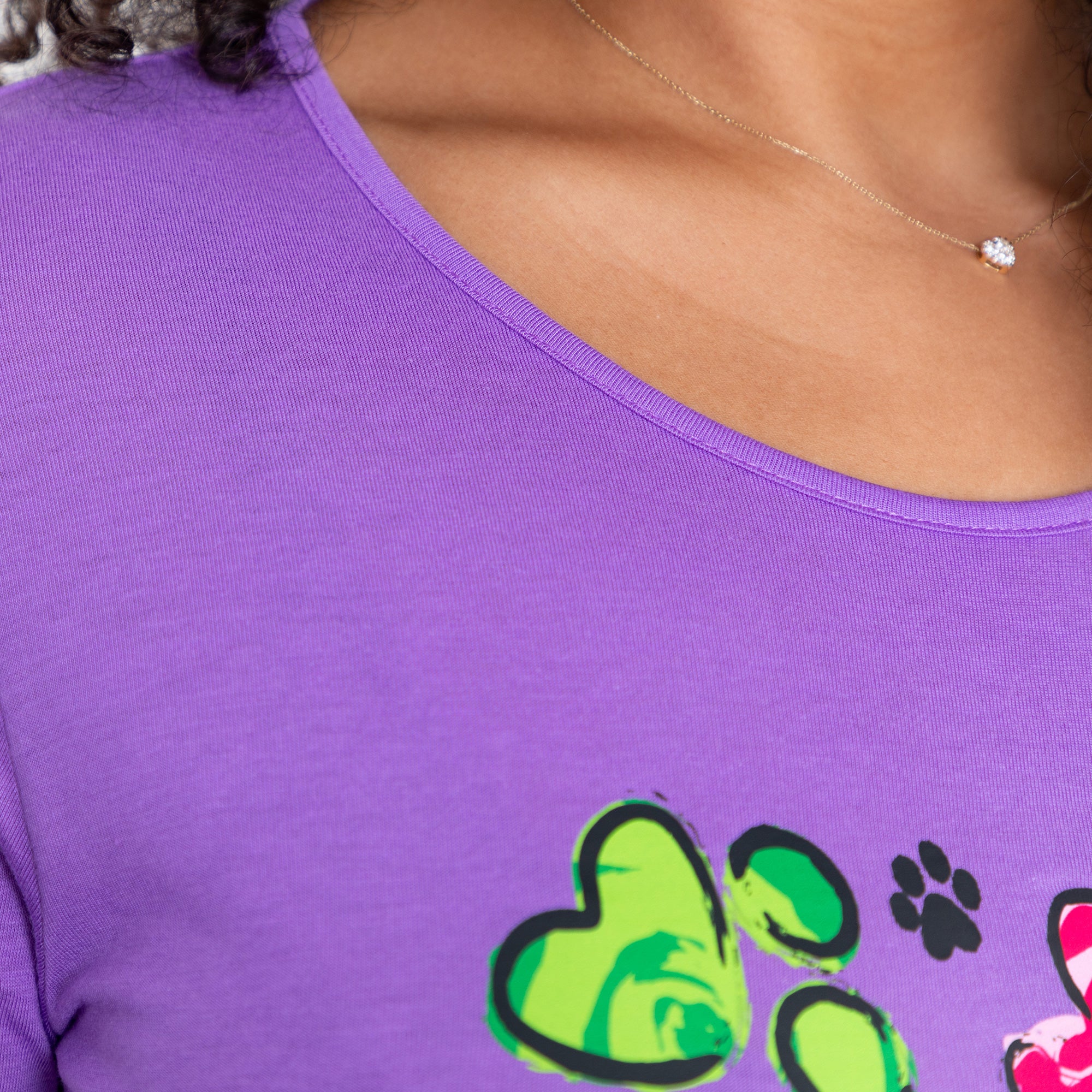 Paw Splatter Long Sleeve Tee、mySite、camillekostekn