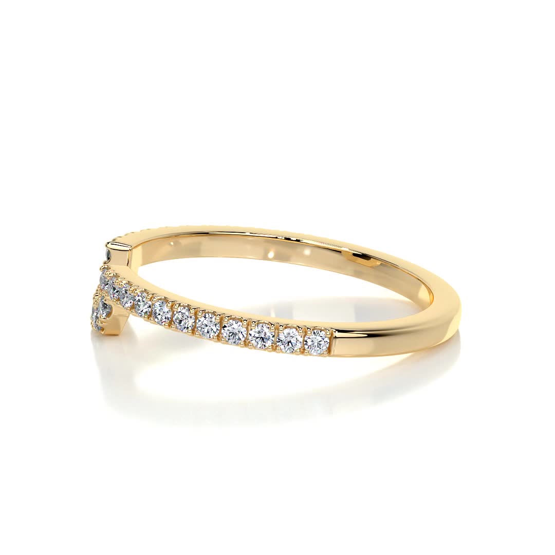 Luna Lab Grown Diamond Wedding Ring (0.30 Carat) -18K Yellow Gold (RTS)、mySite、hinf8tx79