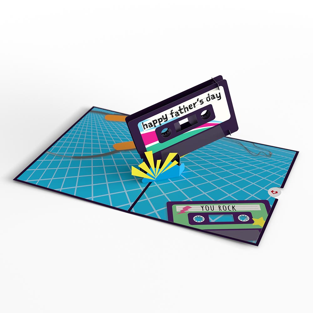 Rad Dad Father's Day Pop-Up Card、mySite、solidvoid