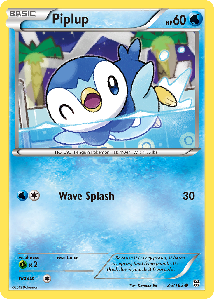 Piplup (36/162) XY: BREAKthrough、mySite、waistdrama