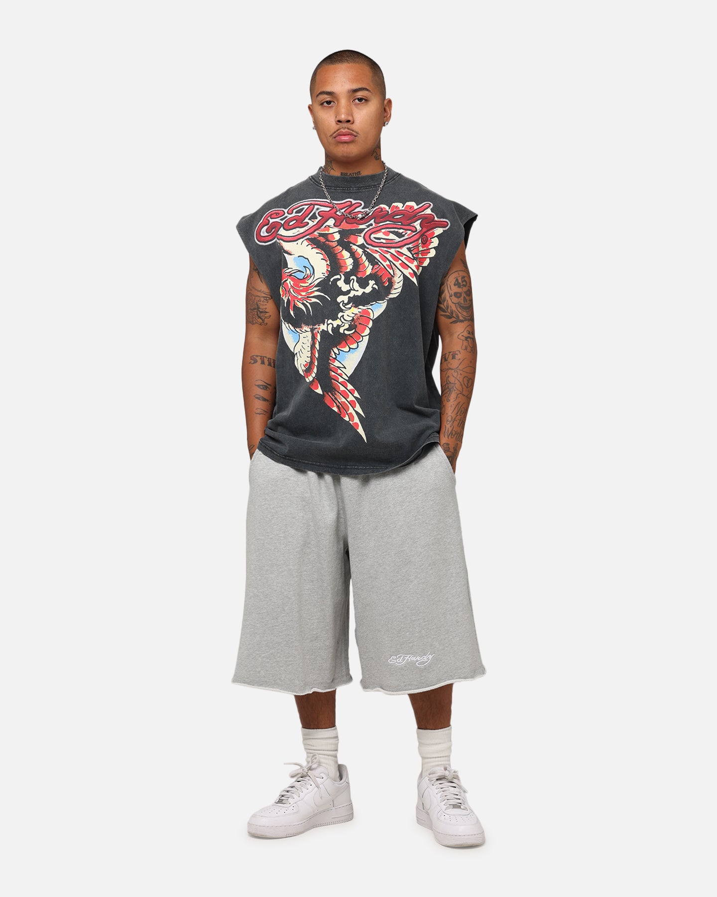 Ed Hardy Eagle Motor Muscle T-Shirt Black、mySite、zt4zffjzw