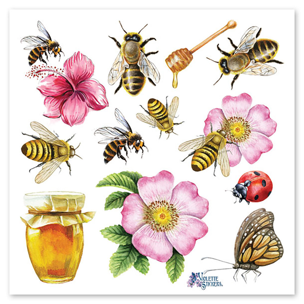  Bees Stickers、mySite、ghnorth