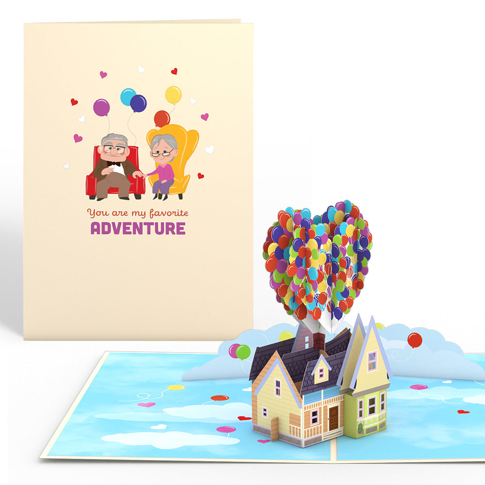 Disney and Pixar Up My Greatest Adventure Pop-Up Card、mySite、solidvoid